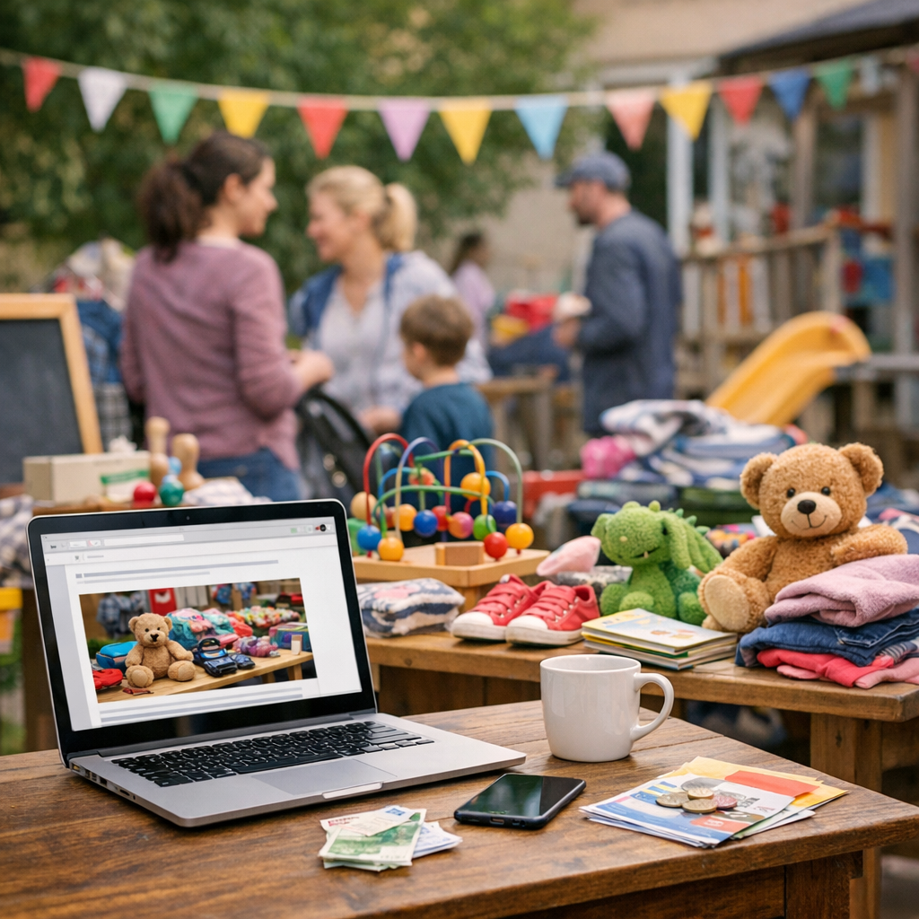 So gelingt der Kita-Flohmarkt per Newsletter